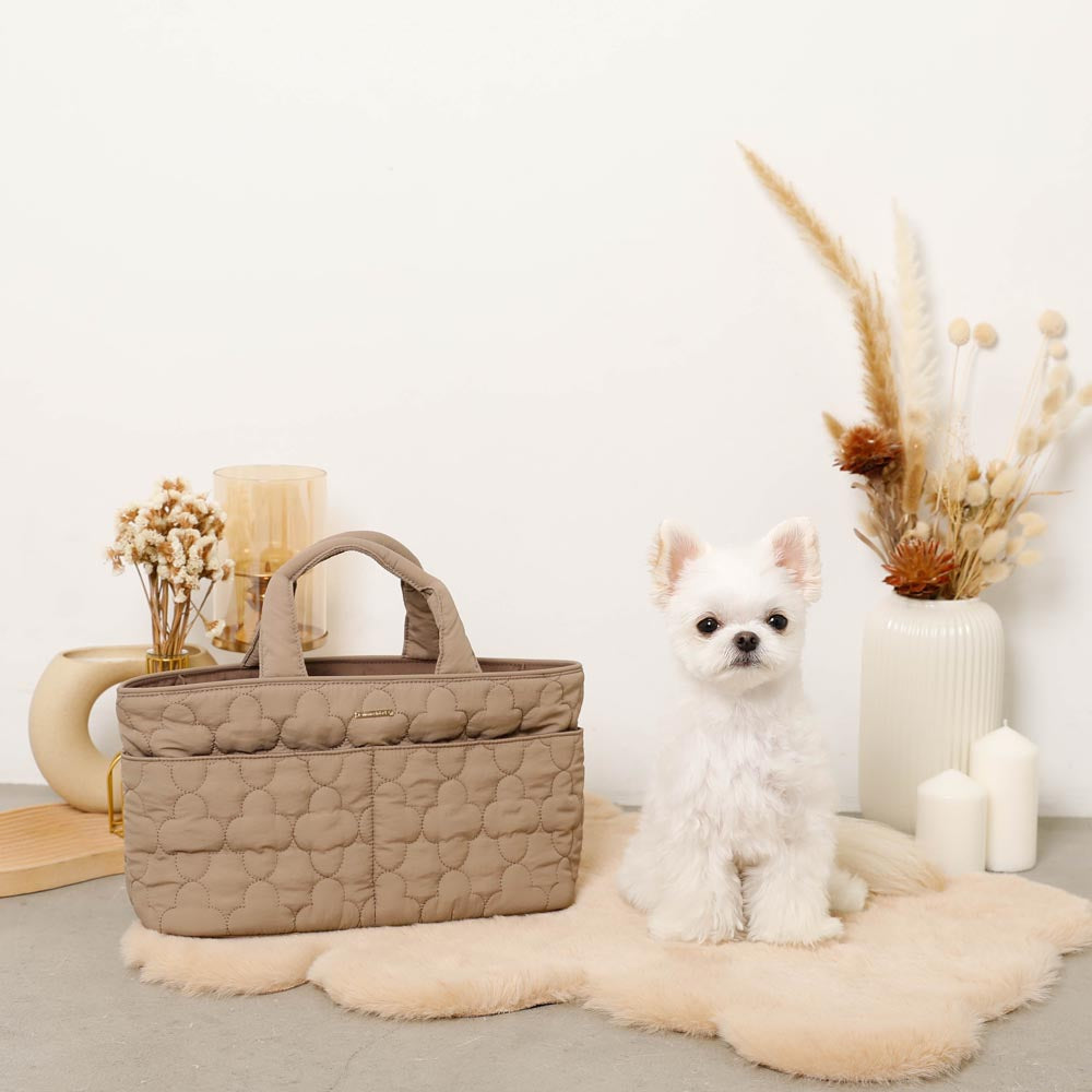 花卉绗缝3way外出包