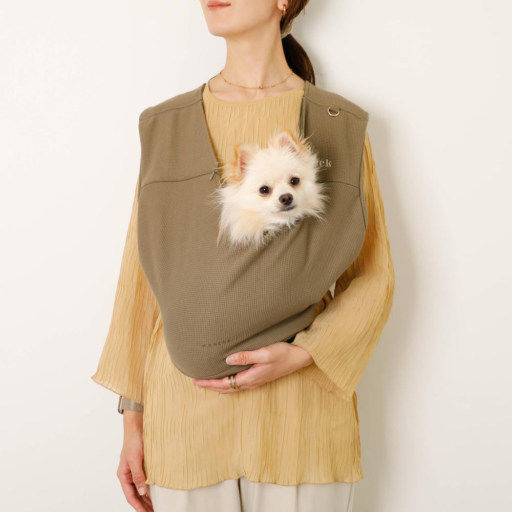 ワッフルスリングリュック【名入れ刺繍対応】