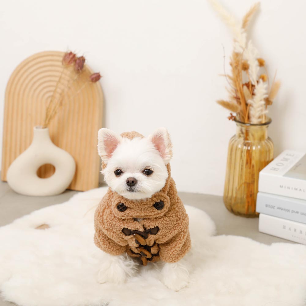 duffle boa hoodie coat