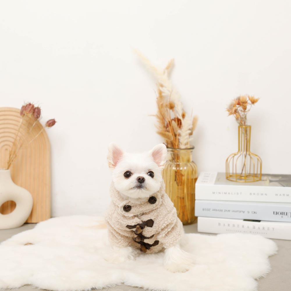 duffle boa hoodie coat