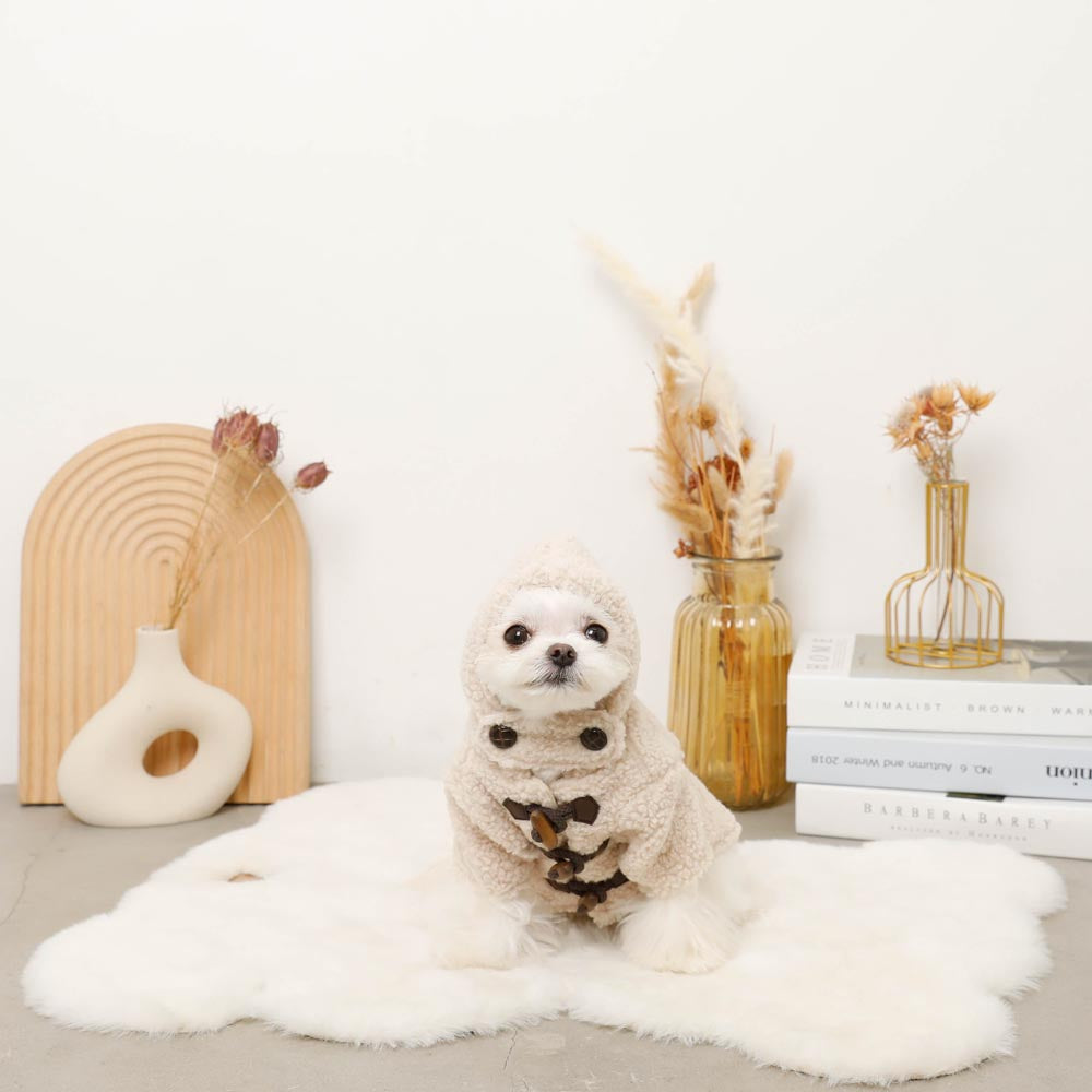 duffle boa hoodie coat