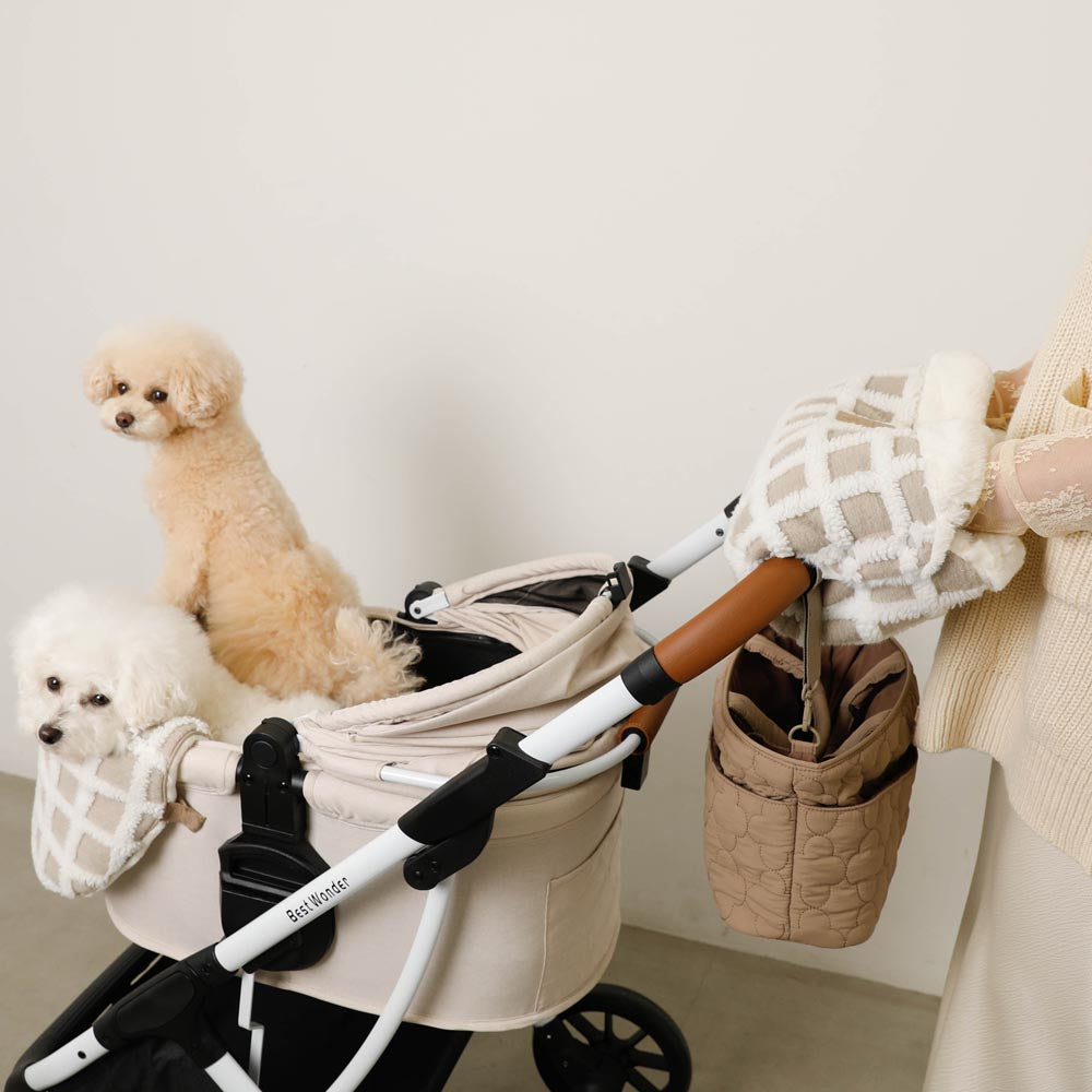 花卉绗缝3way外出包