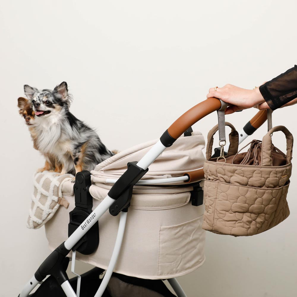 花卉绗缝3way外出包