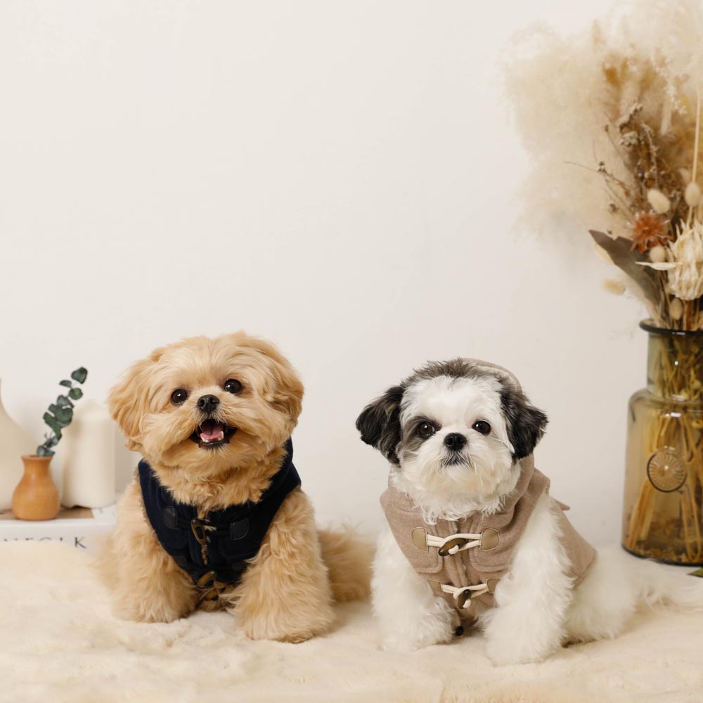 Duffel hood lining boa vest