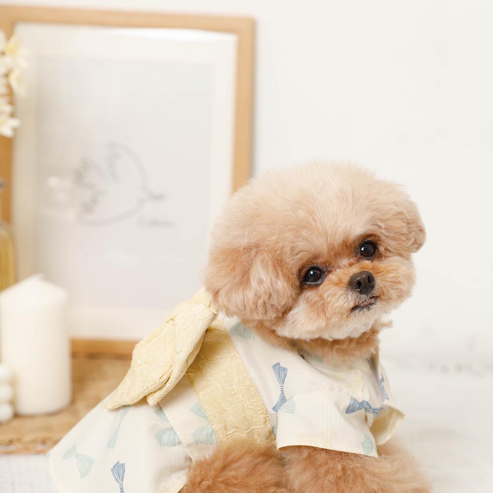 冷感リボン柄浴衣