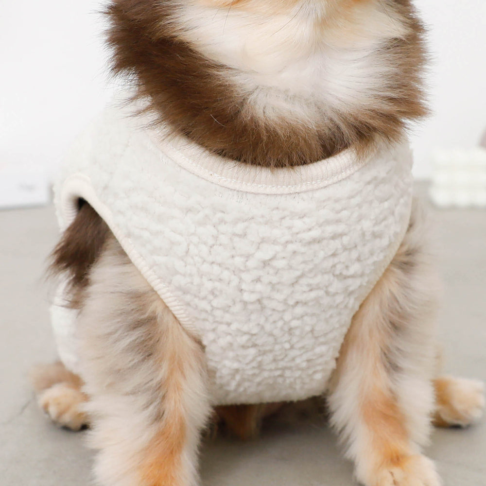 Heart pattern 2way reversible vest