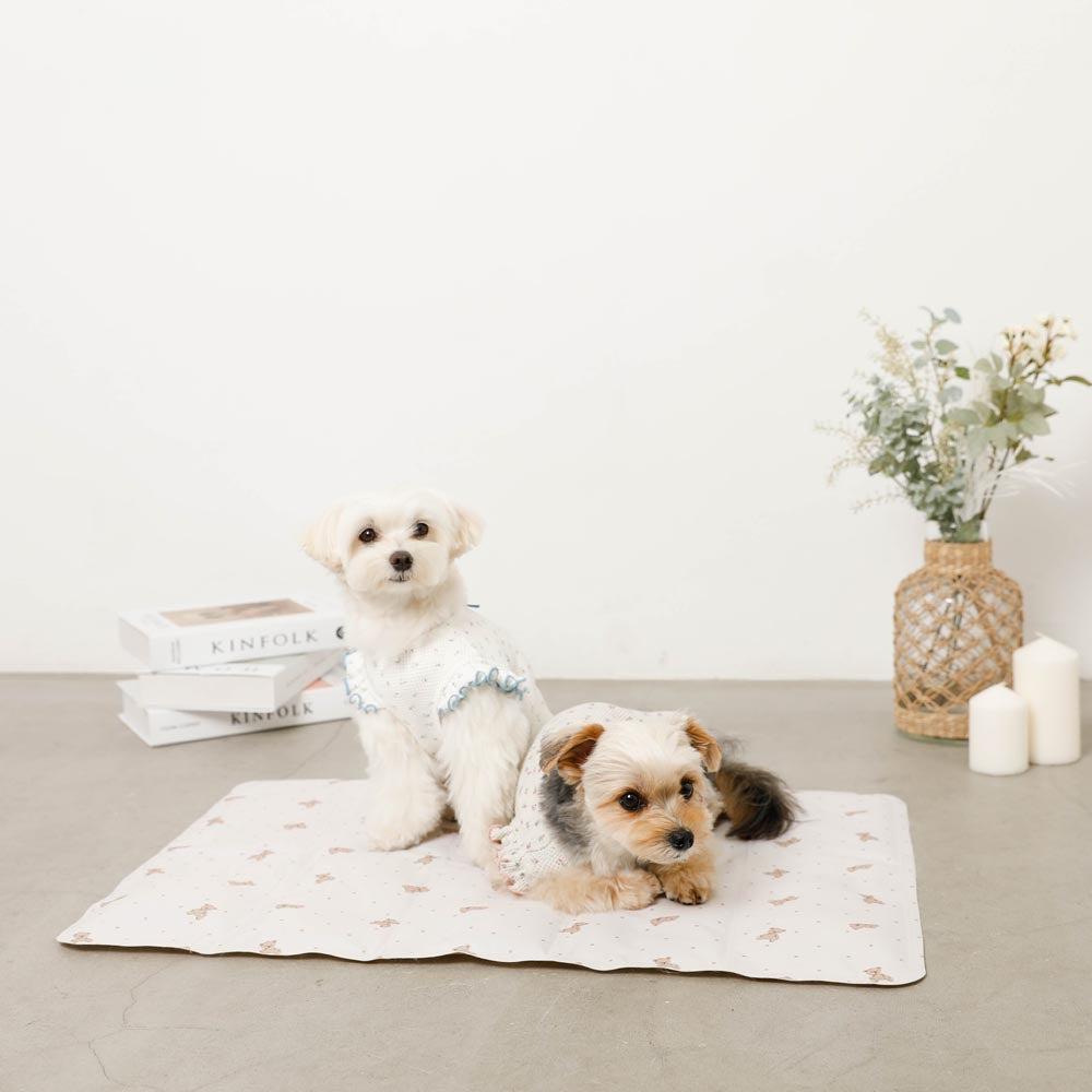 くまさんクールひんやりジェルマット Lサイズ