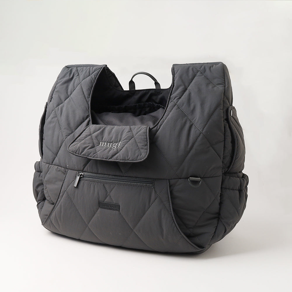 キルティングメッシュ付きフロントリュック【名入れ刺繍対応】