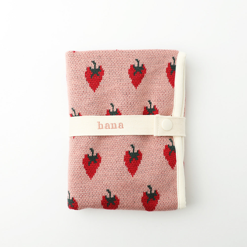 いちごカフェマット【名入れ刺繍対応】