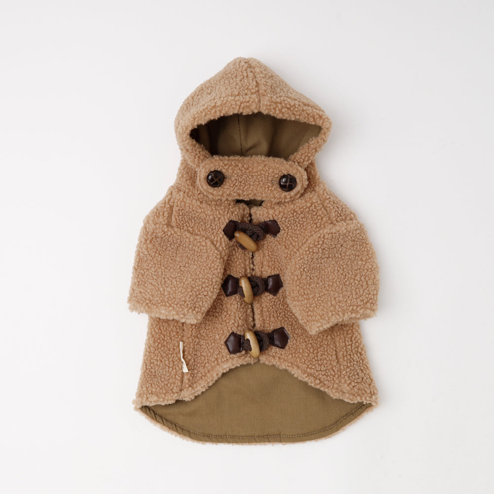 duffle boa hoodie coat