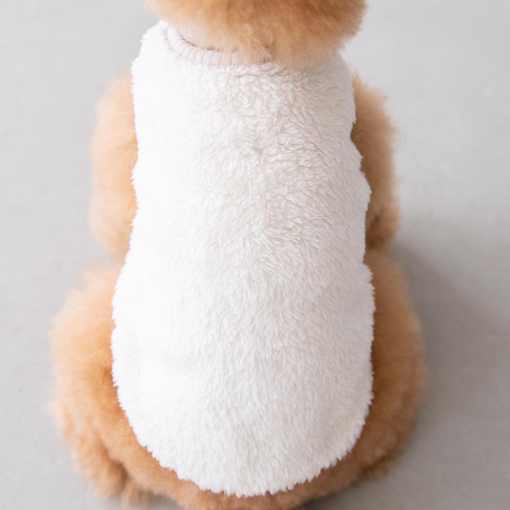 boa piping button vest