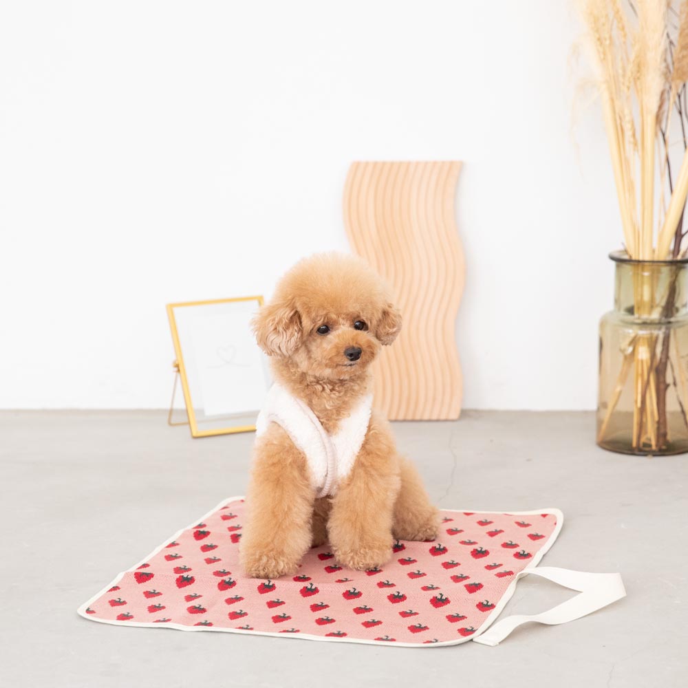 boa piping button vest