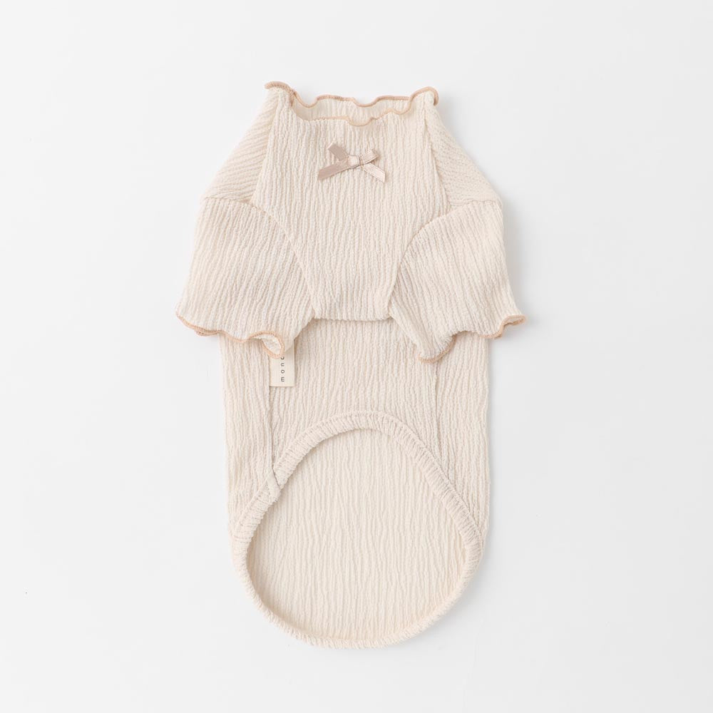 Washer pleated ribbon tops