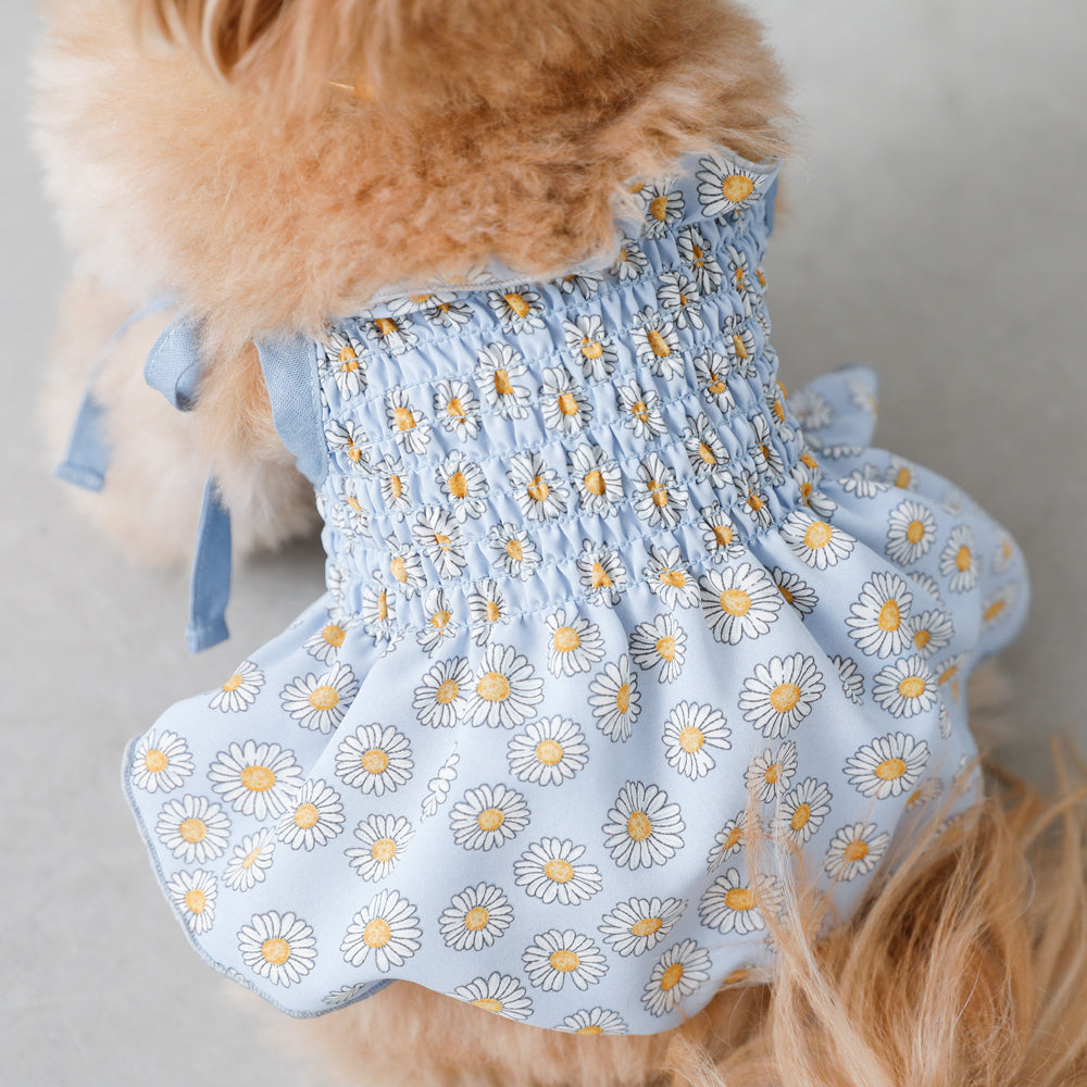 Daisy pattern gathered cami tops