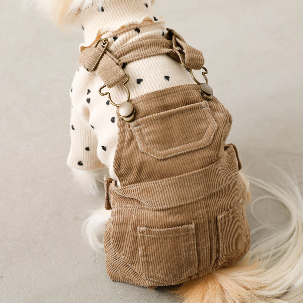 コーデュロイオーバーオール