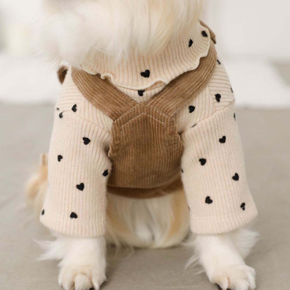 コーデュロイオーバーオール