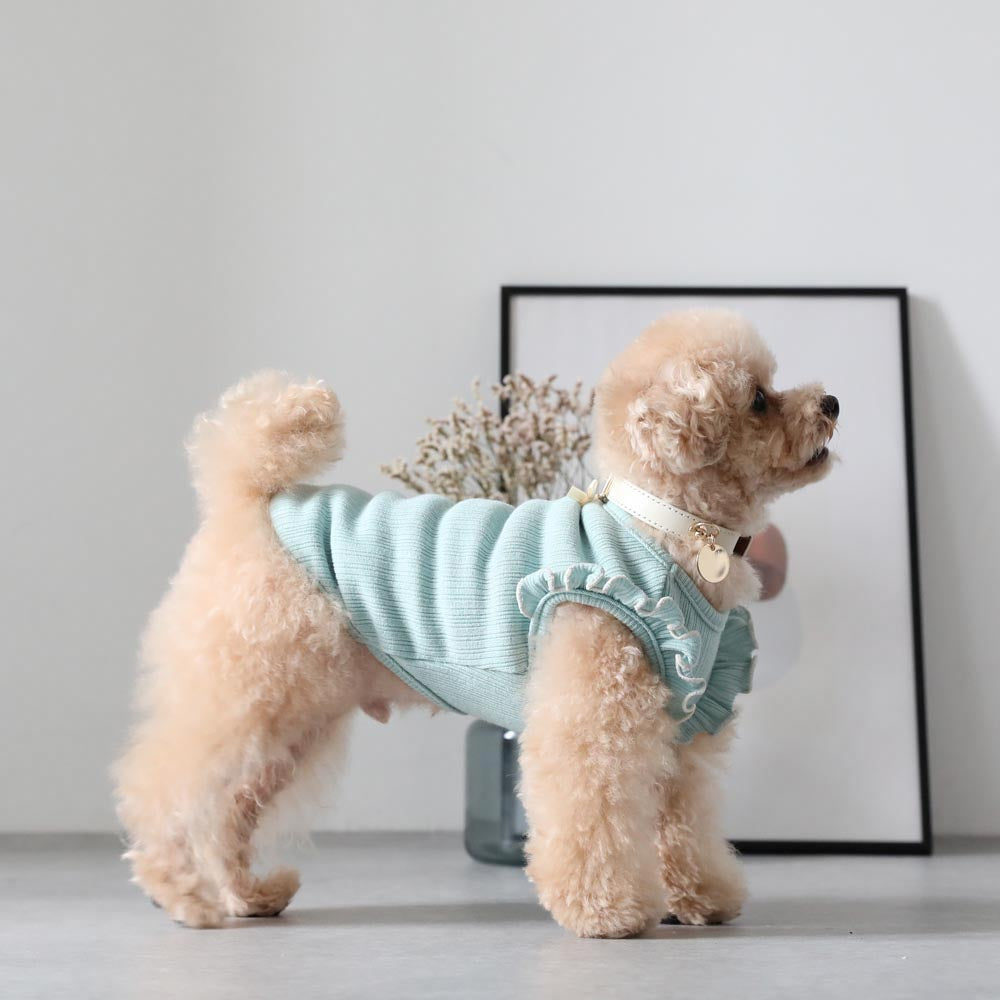 Frilled point ribbon tops