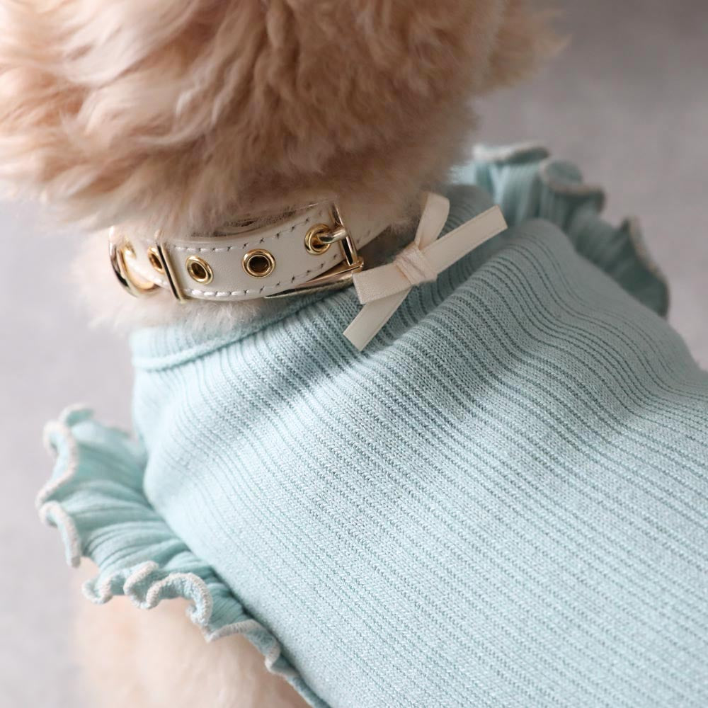 Frilled point ribbon tops