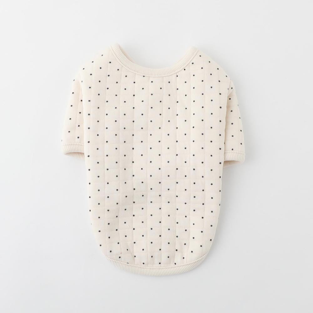 star dot quilted jacket