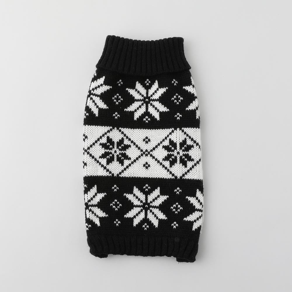 nordic pattern knit tops