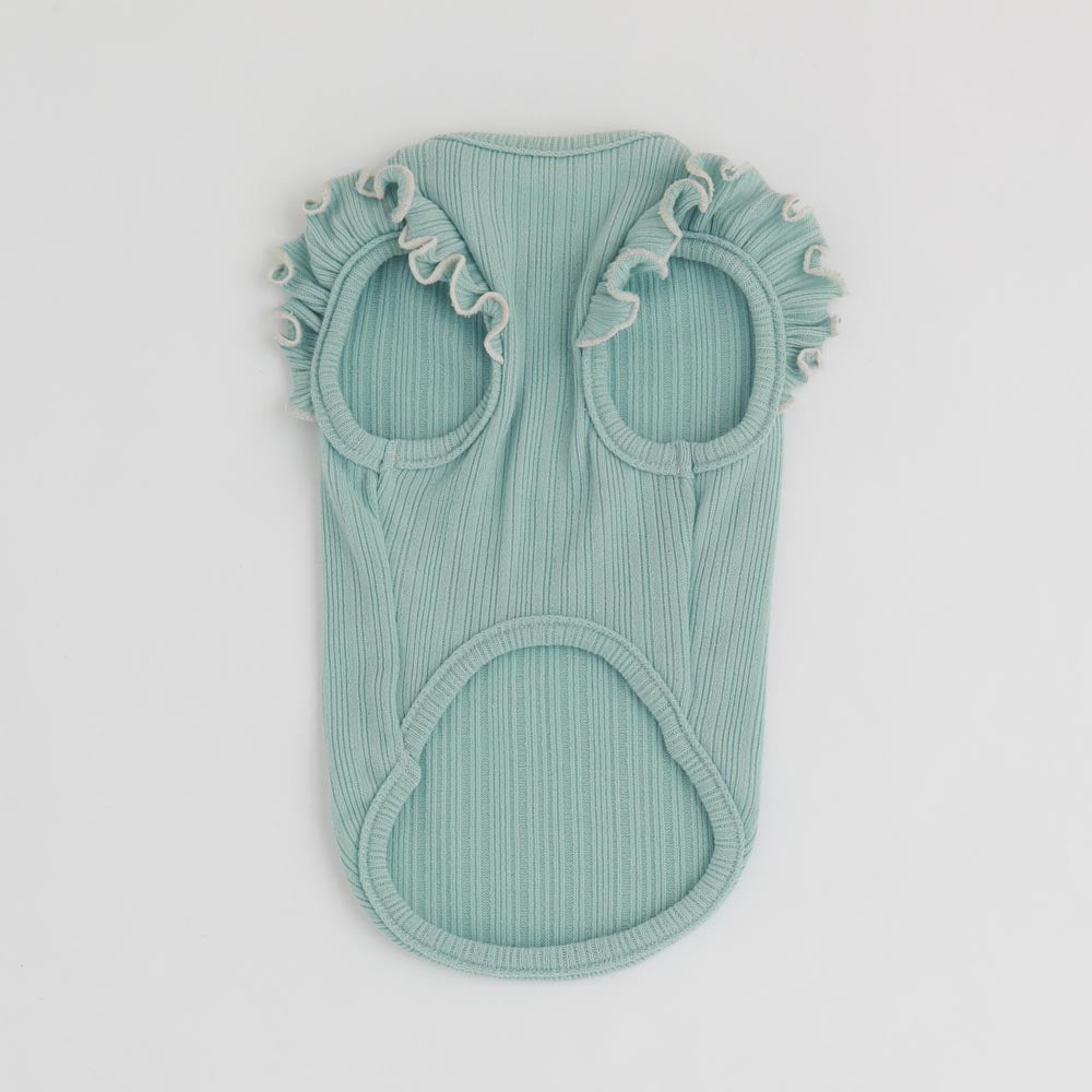 Frilled point ribbon tops