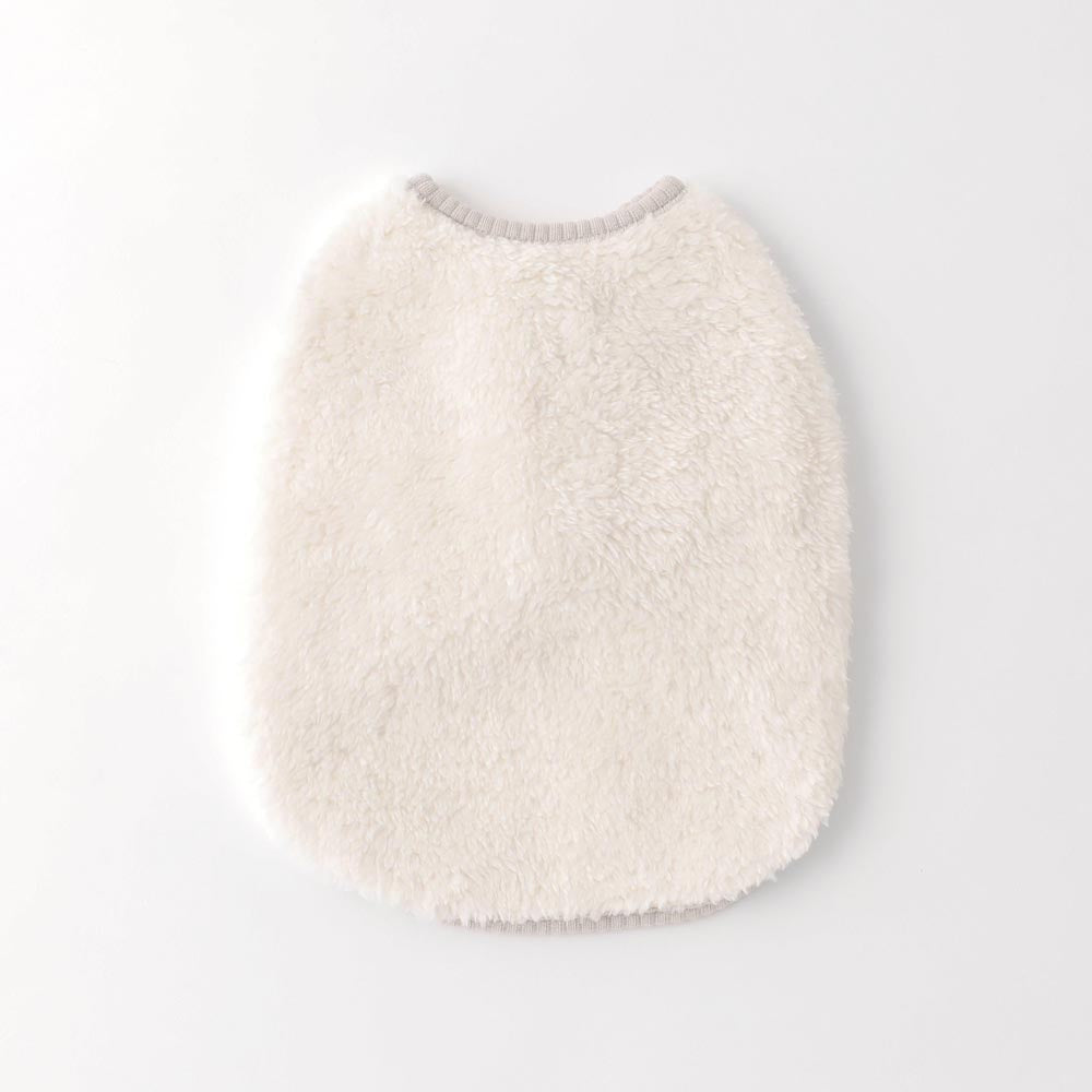 boa piping button vest