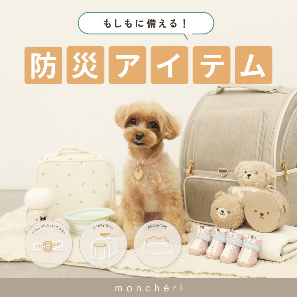 ＼愛犬ちゃんのための防災対策できていますか？／防災アイテム特集
