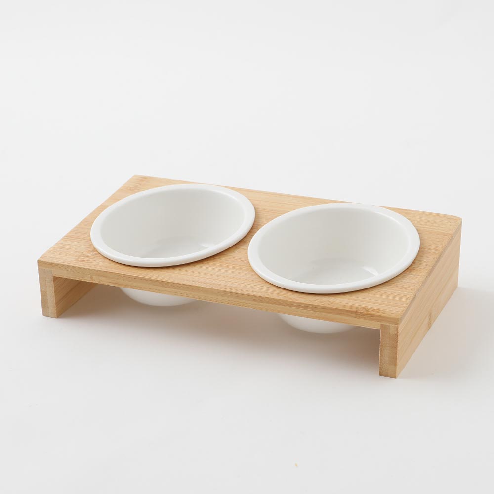 木制支架迷你食品碗