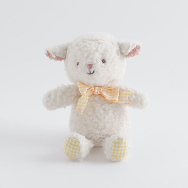 Sheep Gingham Check Ribbon Plush toy