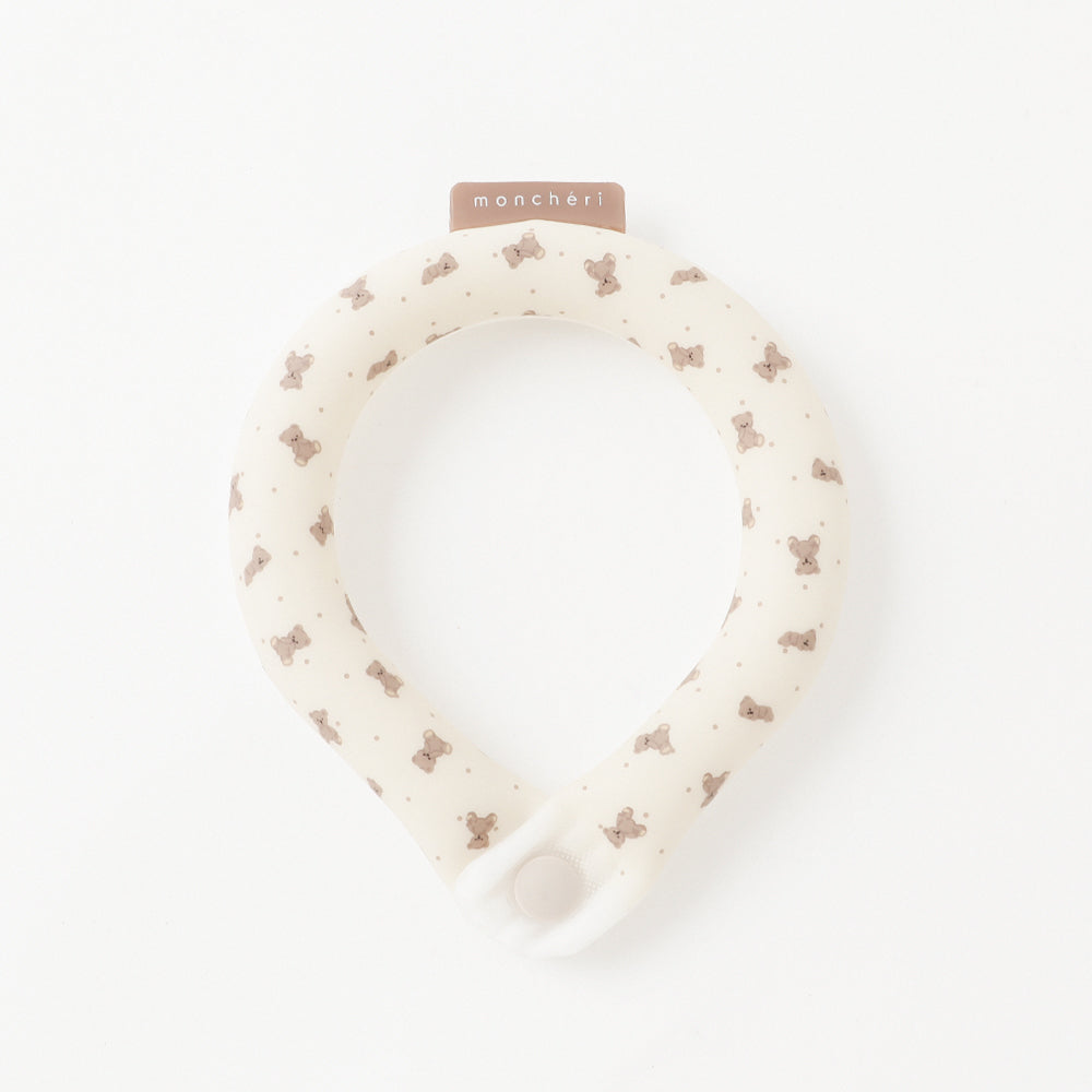 エコひんやりくまさん柄ネックリング Sサイズ