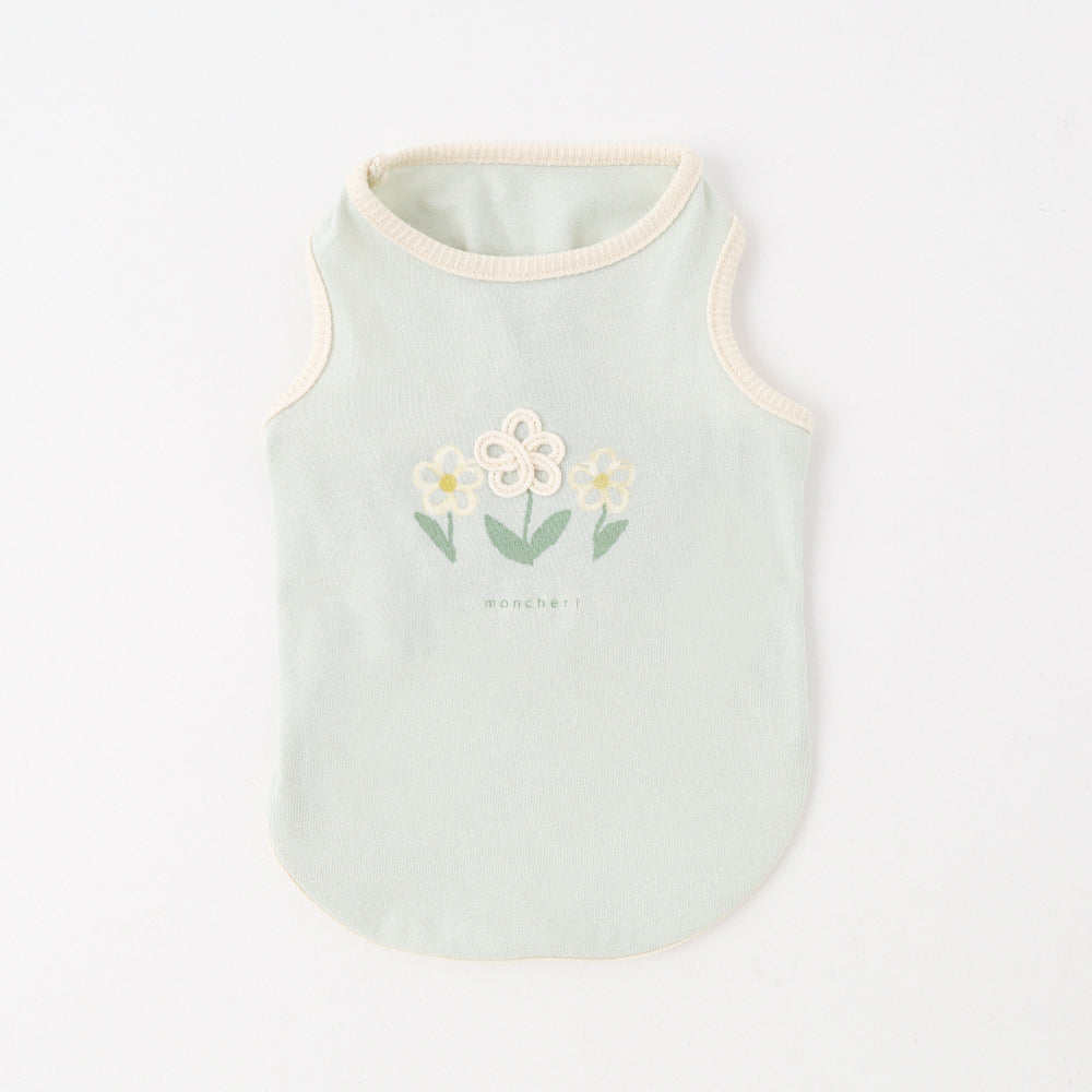 Cold Code Flower Embroidery Tops