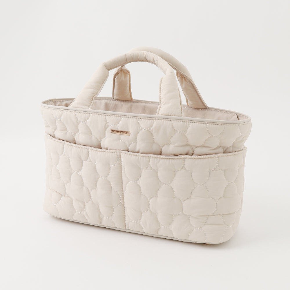 Flower quilting 3way outing bag