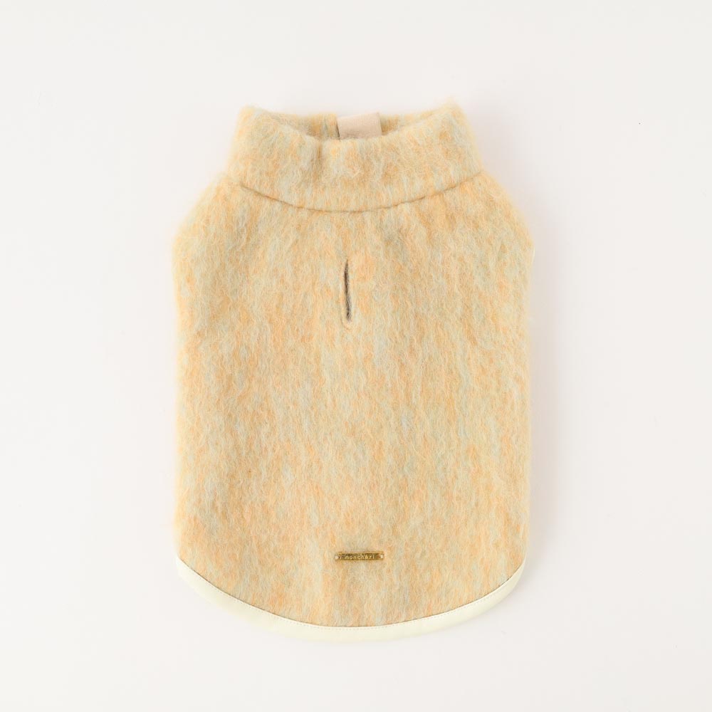 Mokumoku mix color fur vest