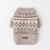 Nordic pattern knit
