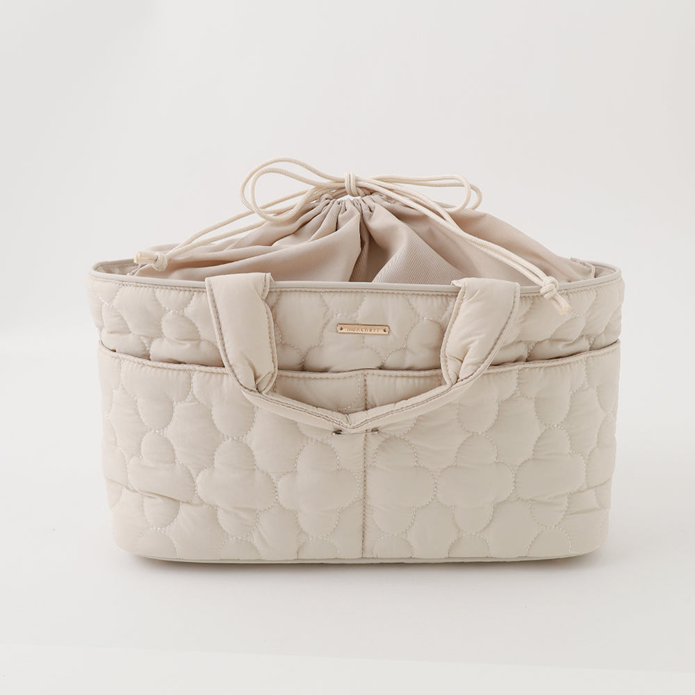 花卉绗缝3way外出包