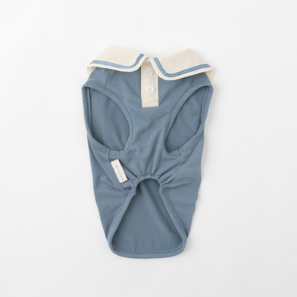 Cool Sailor Color No Sleeve Tops [With Cooling Association]