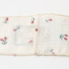 Cool cherry embroidery bandana