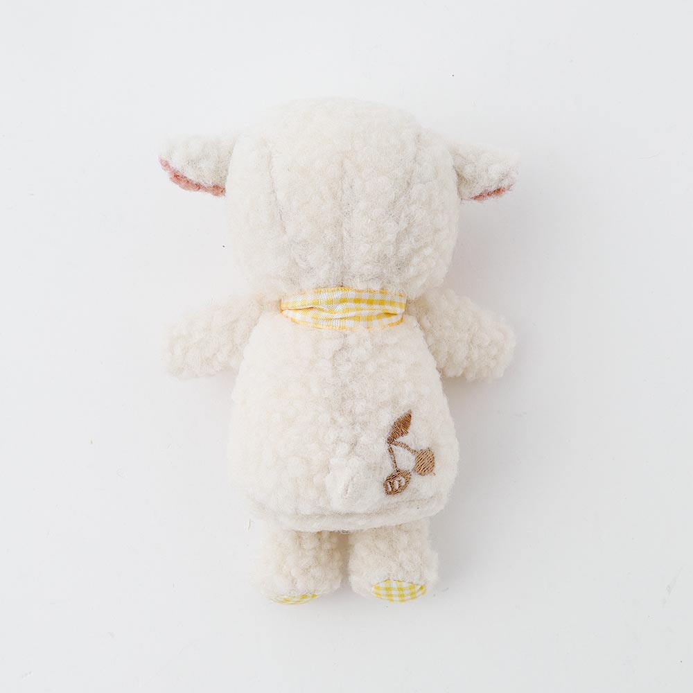 moriのえほん　ぬいぐるみ ひつじ　作家様 小さなぬいぐるみを作っている moriのえほんさんです。 ZOO展の為に