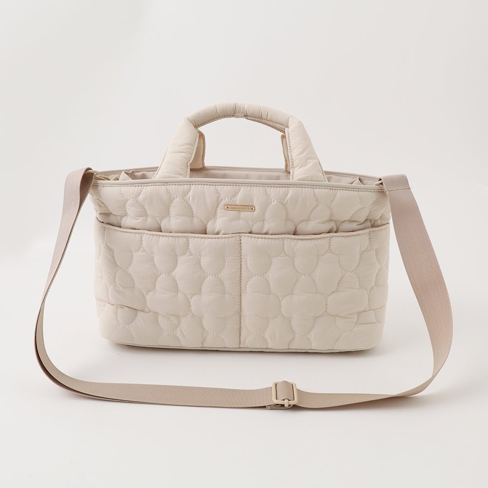 花卉绗缝3way外出包