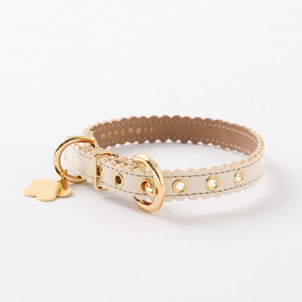 Nanami Flower Charm Leather Color [Supports name engraving]