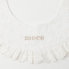 Cotton lace attached collar [Name embroidery compatible]