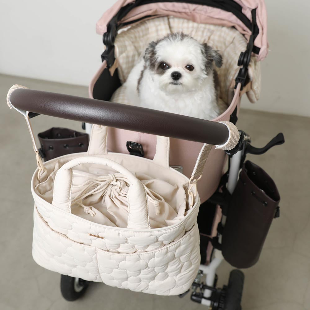 花卉绗缝3way外出包