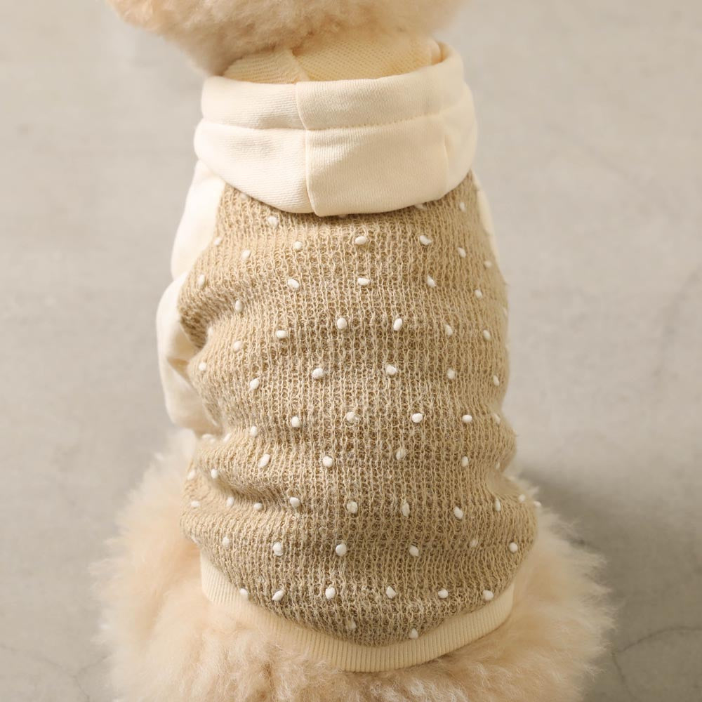 snow dot hoodie