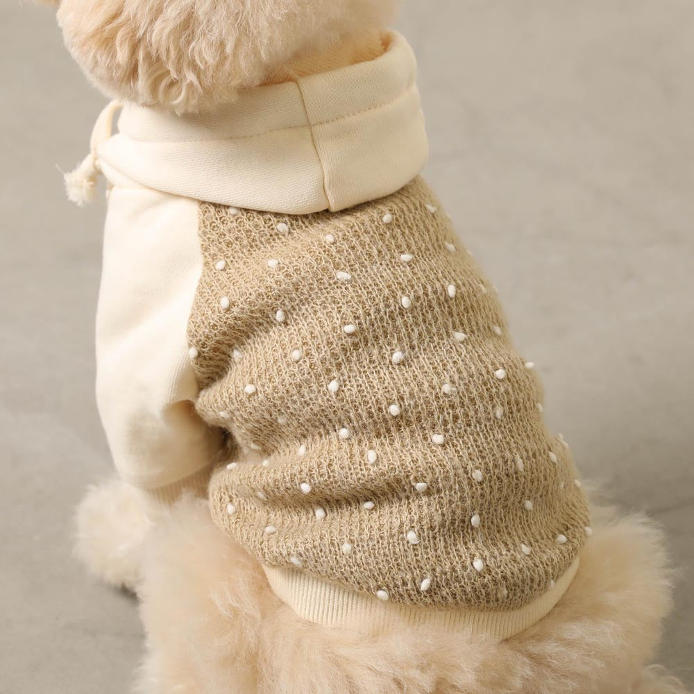 snow dot hoodie