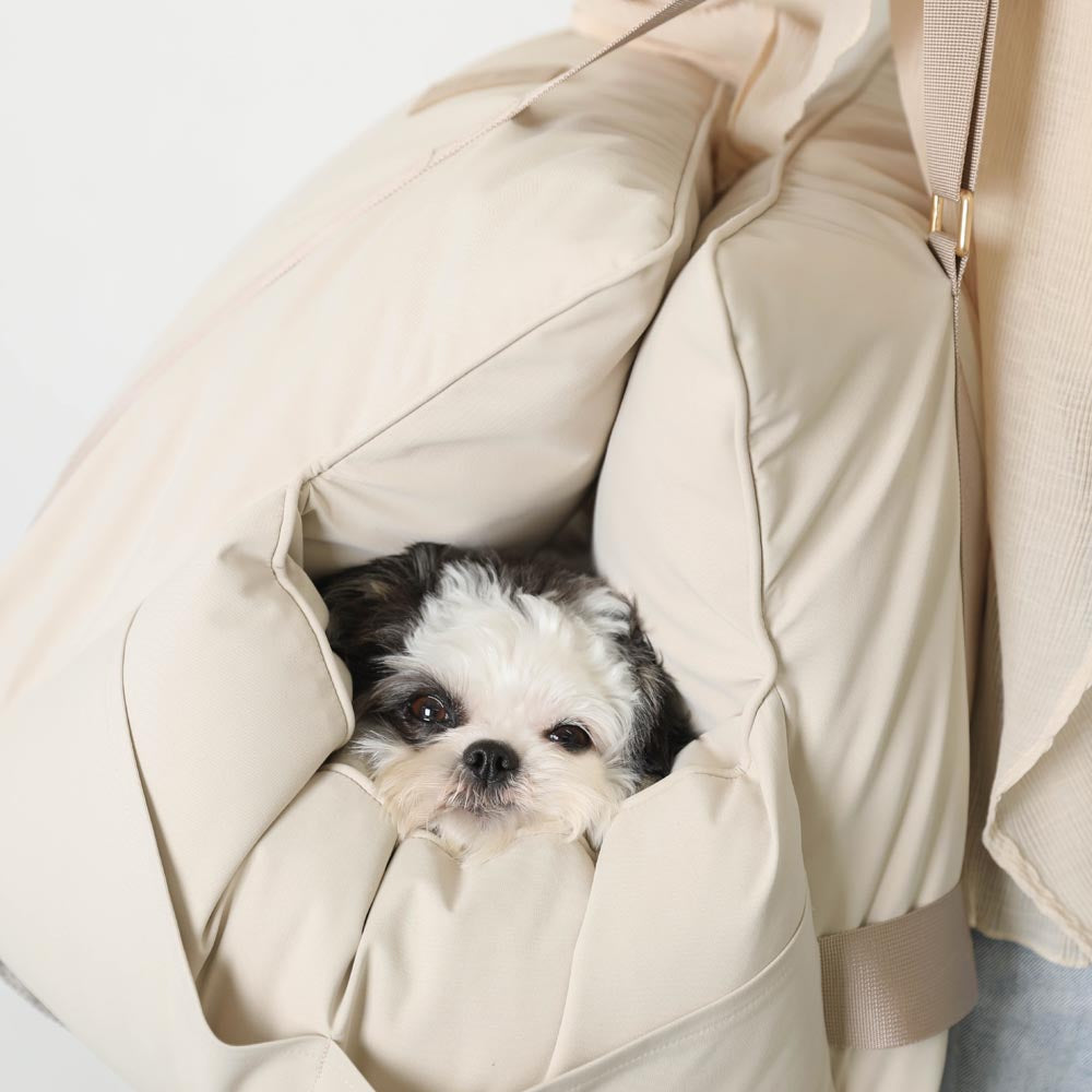 2WAY drive pet bed bag with sun guard