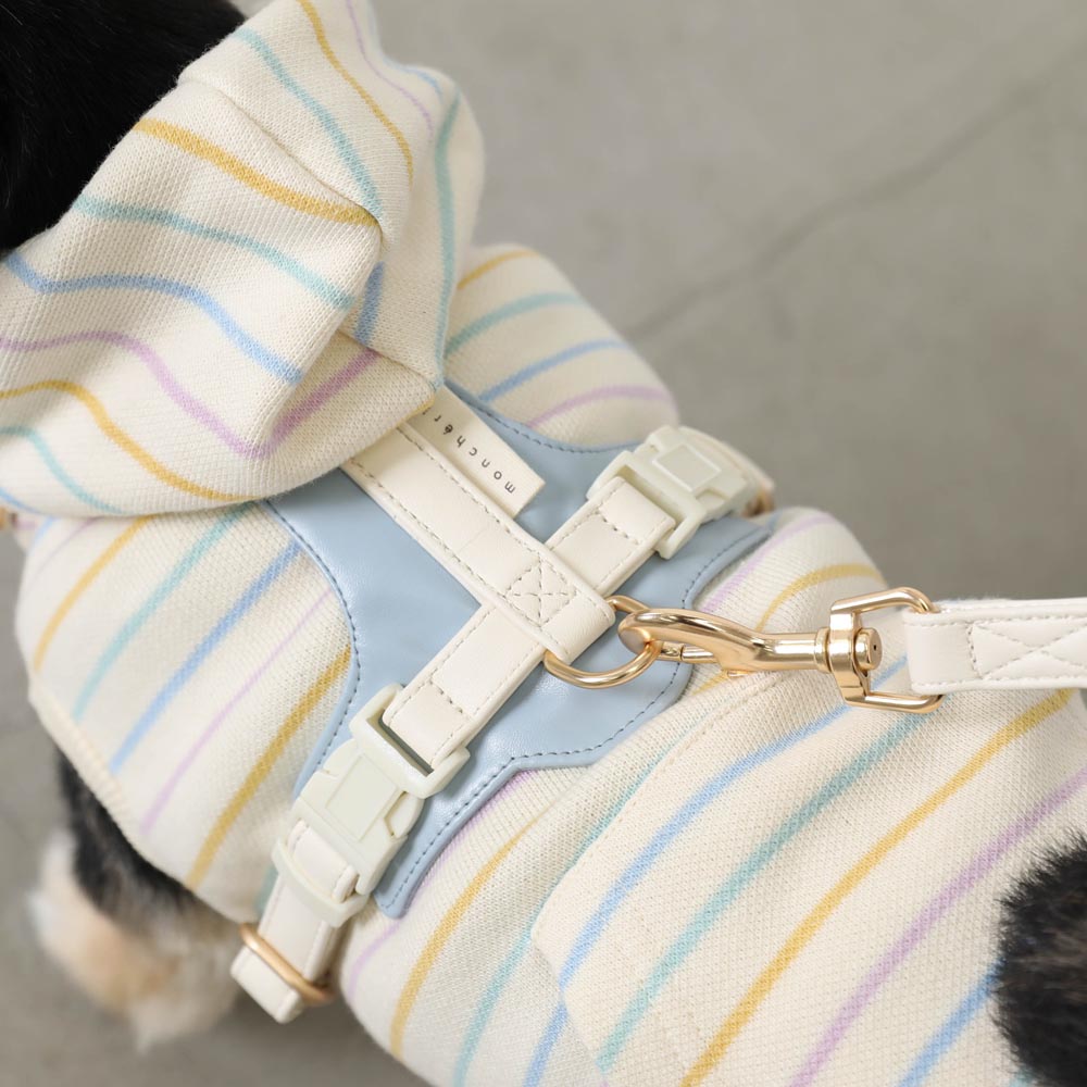 PU leather tape harness + lead SET