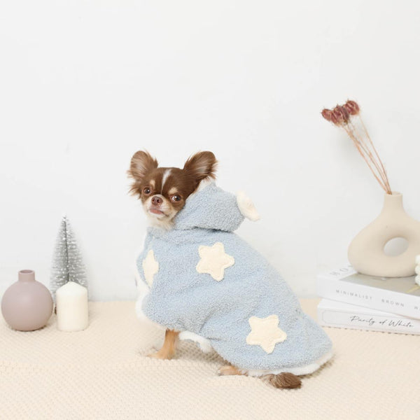 ふわふわお星さまモチーフブランケット【名入れ刺繍対応】