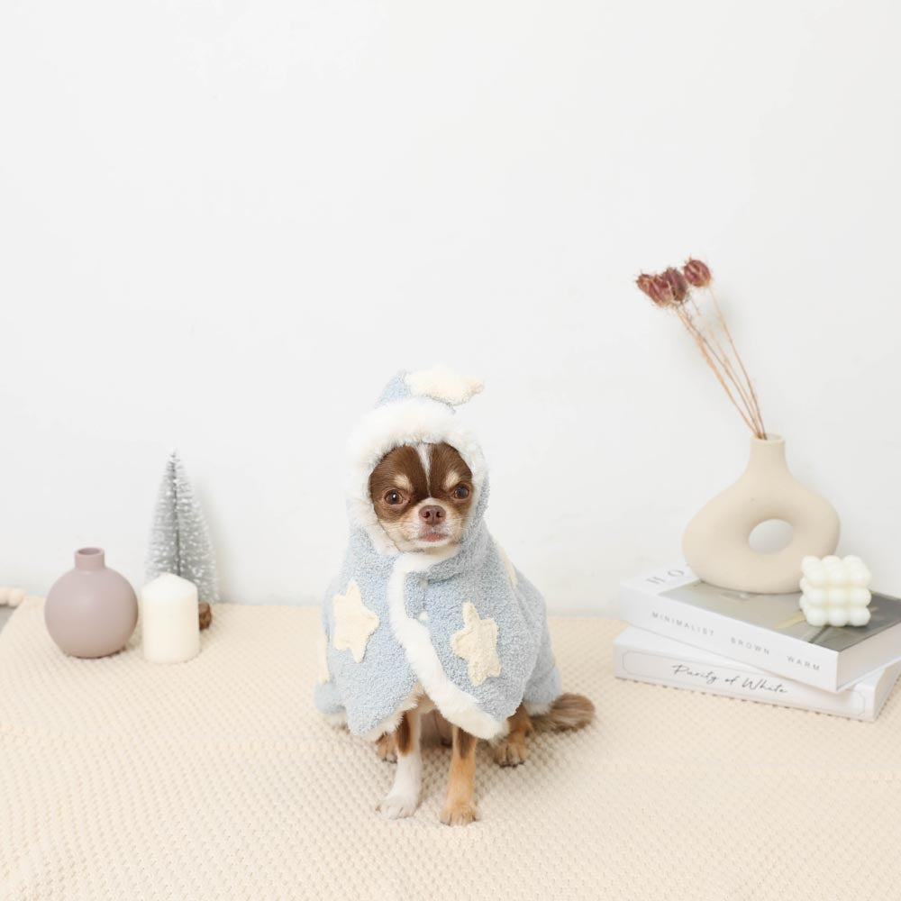 ふわふわお星さまモチーフブランケット【名入れ刺繍対応】