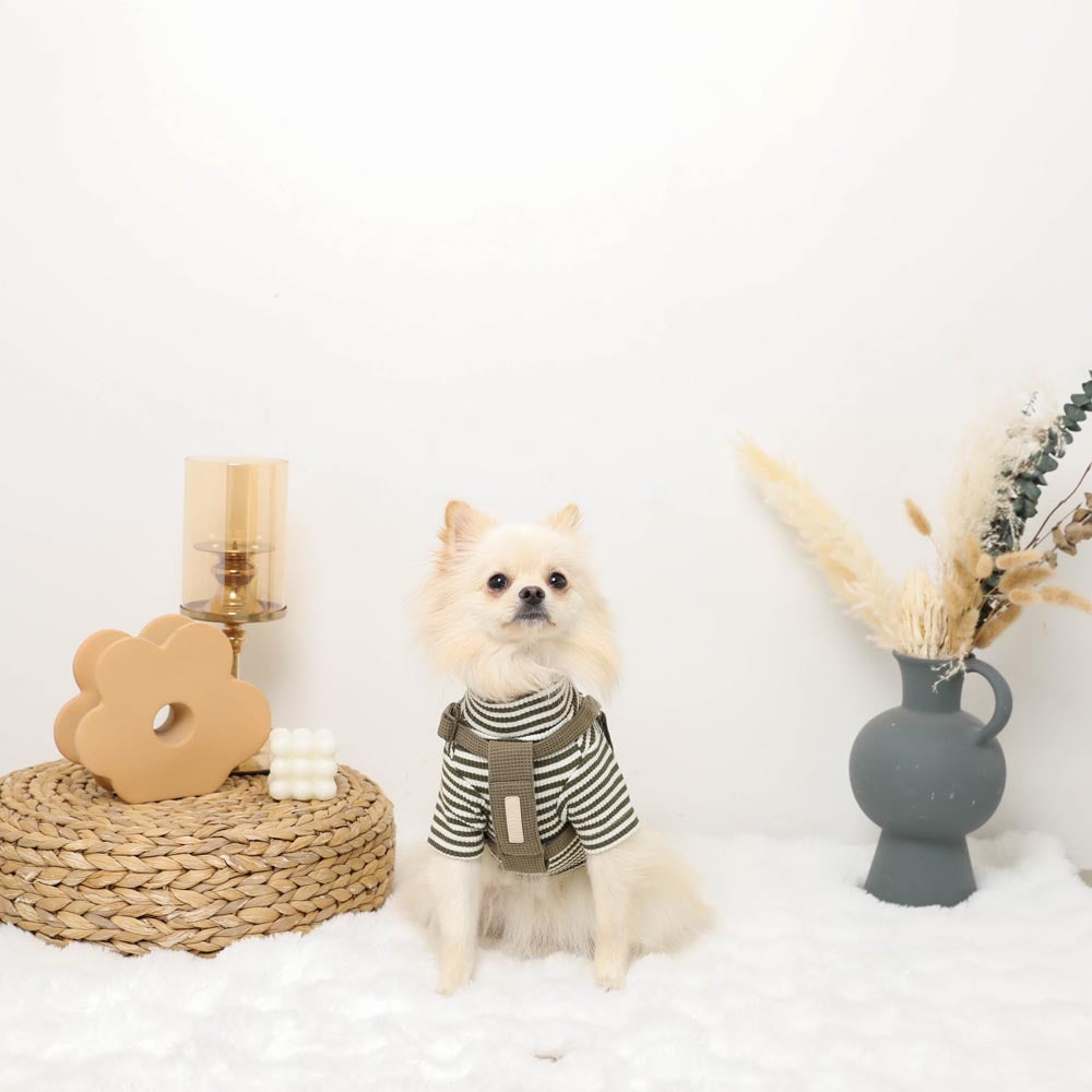 PUレザー×ワッフルハーネス