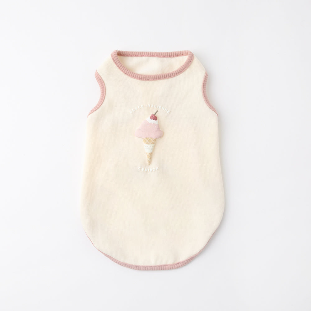 冷感アイスロゴプリントノースリーブトップス【旧モデル】